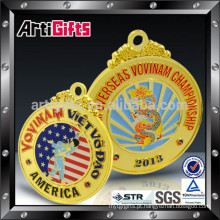 Medalha de wrestling estilo design personalizado para o jogo